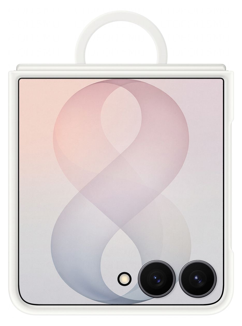 Silicone Magnet Case Cover für Samsung Z Flip8  (Weiß) 