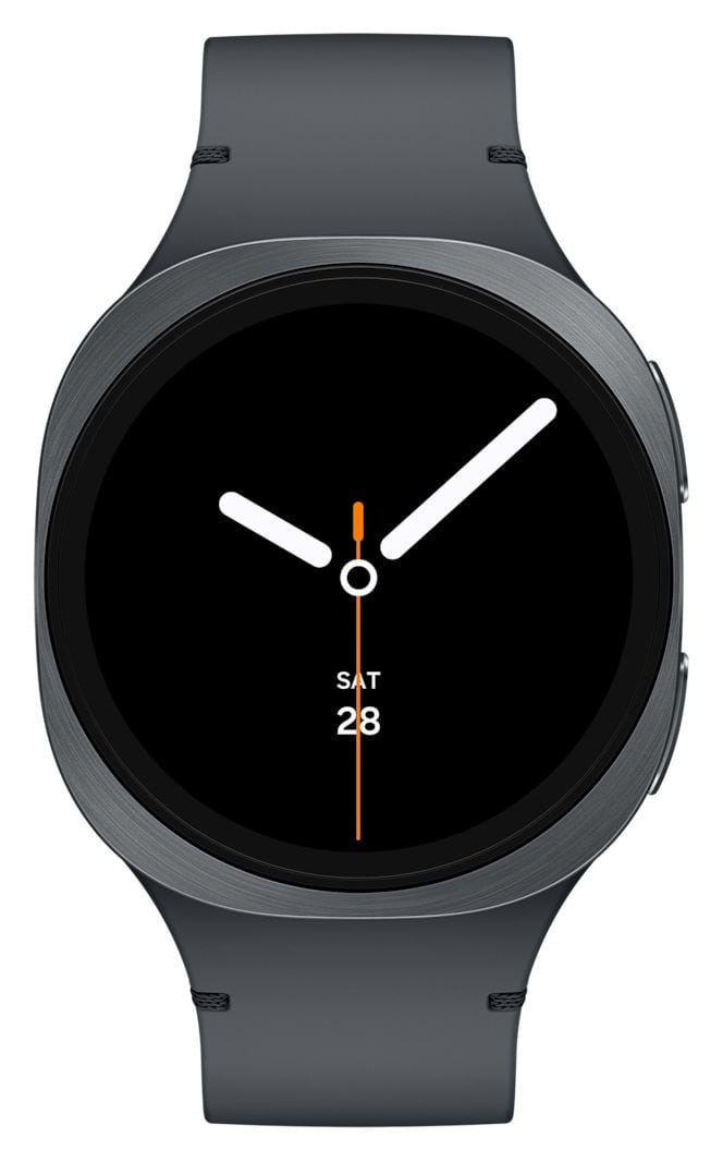 Galaxy Watch8 Digital 40 mm S/M Smartwatch Rund IP68 40 h  (Graphit) 