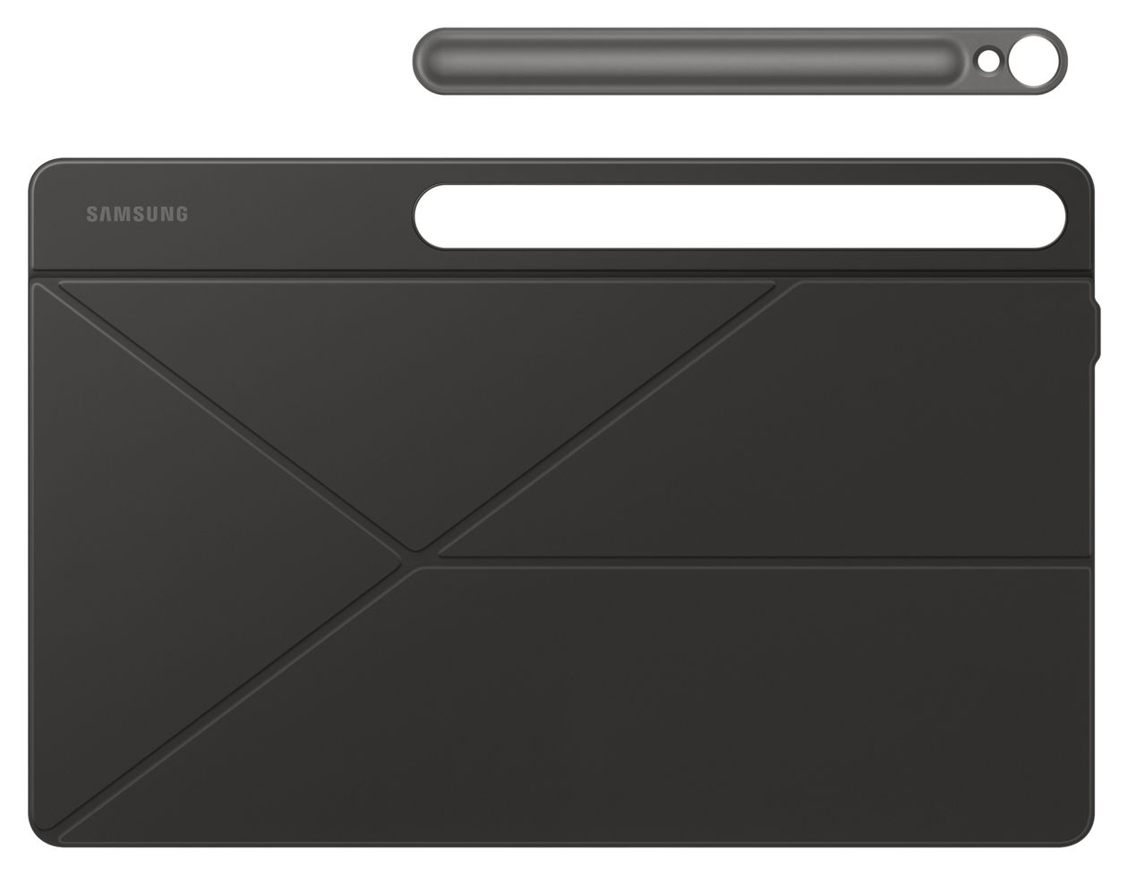 Smart Book Cover für Samsung Galaxy Tab S10 FE+ bis 27,7 cm (10.9") (Schwarz) 