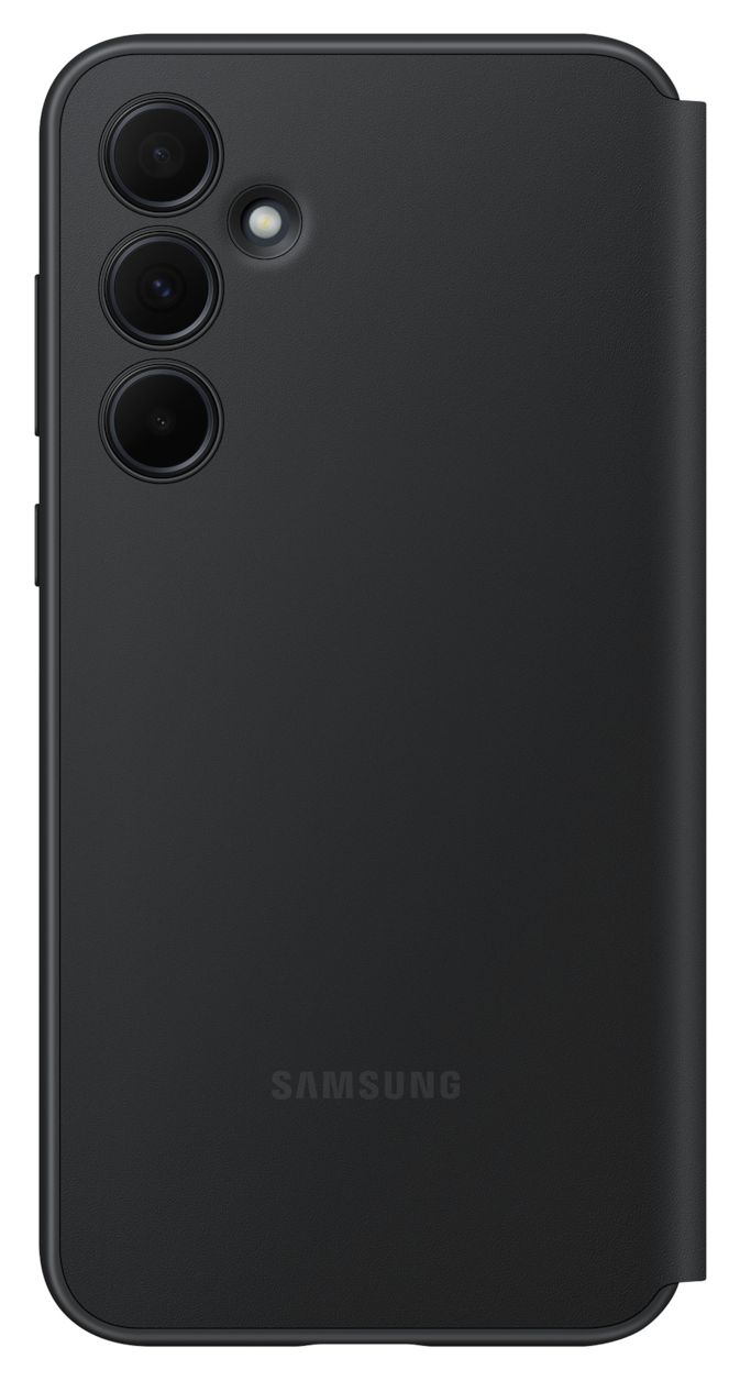 Smart View Wallet Case Geldbörsenhülle für Samsung Galaxy A35  (Schwarz) 