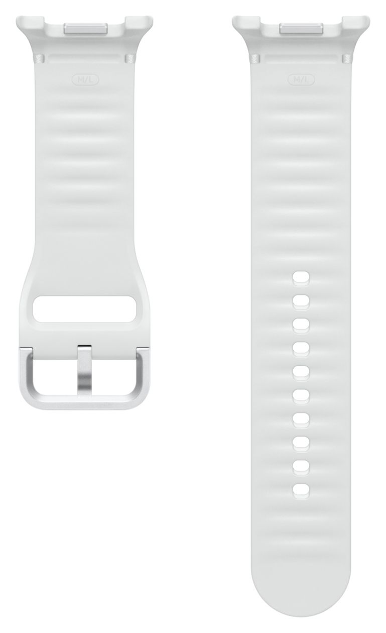 Sport Band (M/L) Armband M/L Samsung Galaxy Watch8 | Watch8 Classic  (Weiß) 