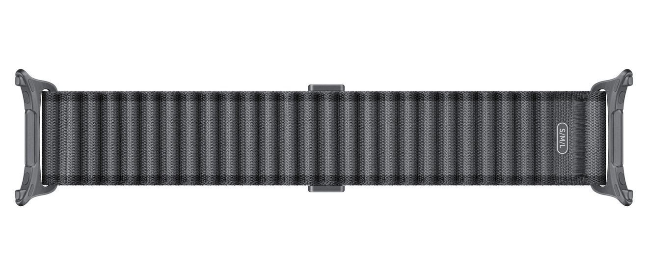 Trail Band Armband  52 mm Samsung Galaxy Watch Ultra2  (Schwarz) 