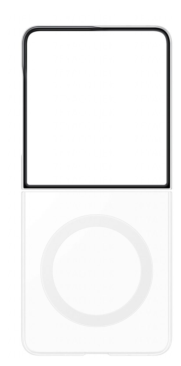 Ultra Clear Magnet Case Cover für Samsung Z Flip8  (Transparent) 