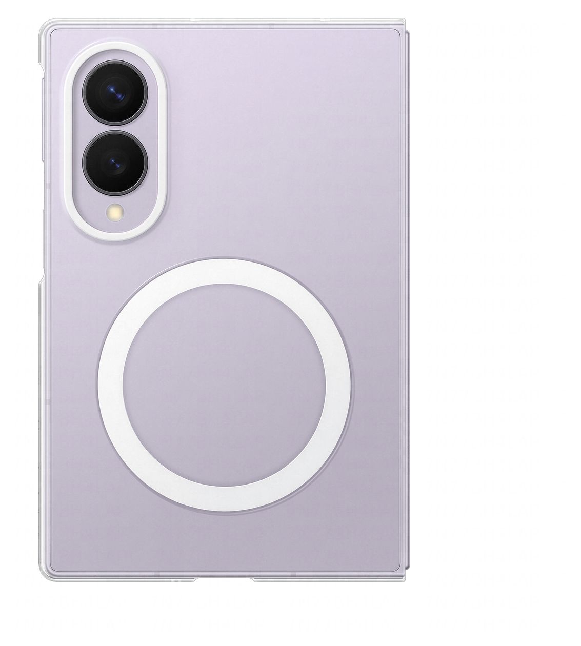 Ultra Clear Magnet Case Cover für Samsung Şeffaf  (Transparent) 