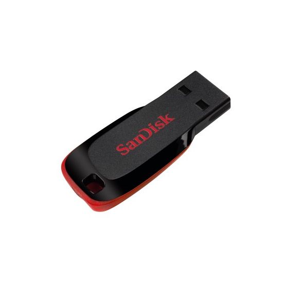 Cruzer Blade USB Typ-A Stick 64 GB  (Schwarz, Rot) 