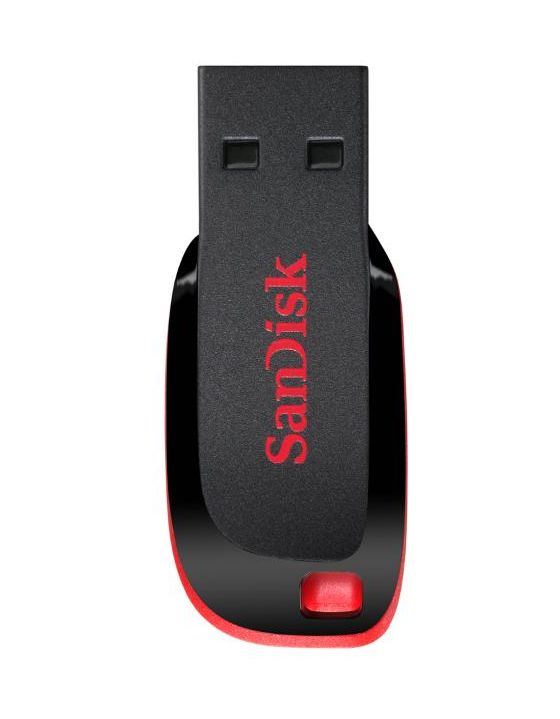 Cruzer Blade USB Typ-A Stick 128 GB  (Schwarz, Rot) 