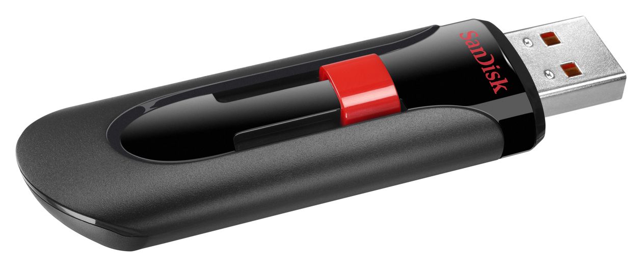 Cruzer Glide USB Typ-A Stick 256 GB  (Schwarz, Rot) 