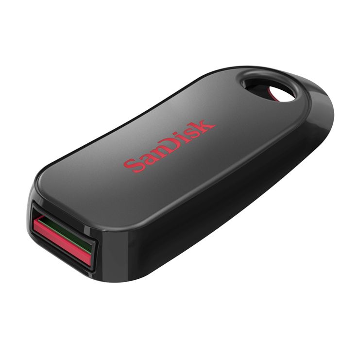 Cruzer Snap USB Typ-A Stick 128 GB  (Schwarz, Rot) 