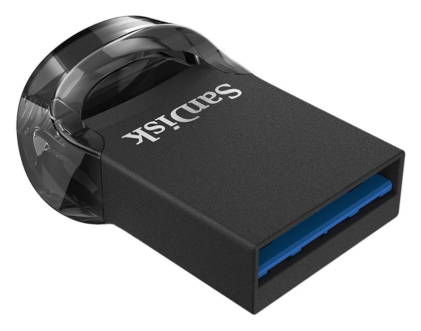 Cruzer Ultra Fit USB Typ-A Stick 16 GB  (Schwarz) 