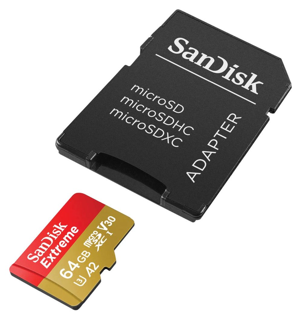 Extreme A2 MicroSDXC Speicherkarte 64 GB Class 3 (U3) Klasse 10 