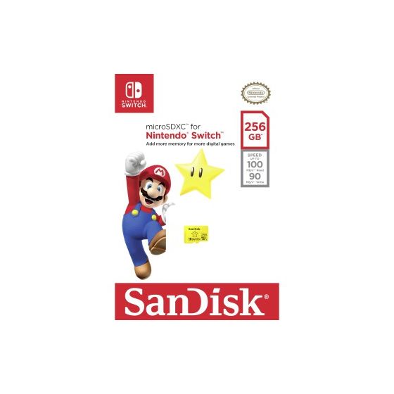 Extreme Nintendo Switch MicroSDXC Speicherkarte 256 GB Class 3 (U3) Klasse 10 