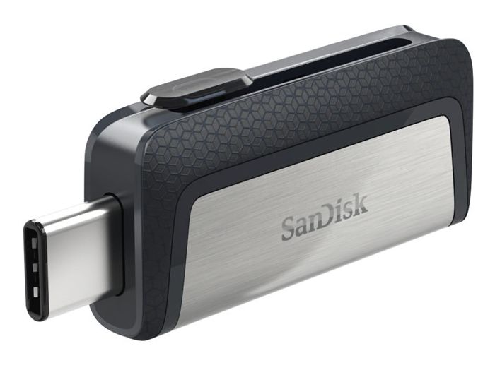 Ultra Dual Drive USB Type-A / USB Type-C Stick 64 GB  (Schwarz, Silber) 