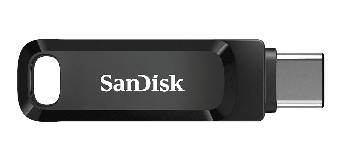 Ultra Dual Drive Go USB Type-A / USB Type-C Stick 64 GB  (Schwarz) 