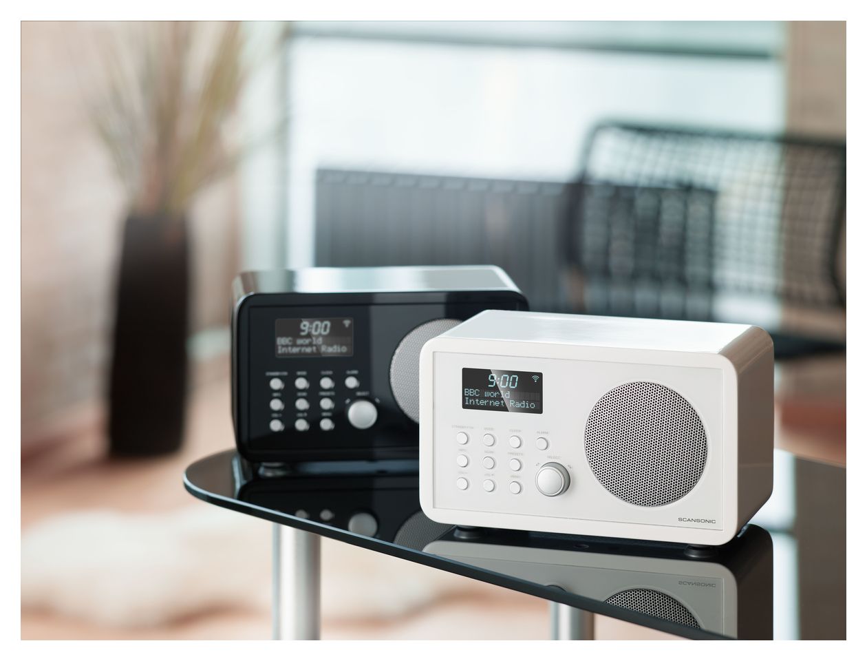 IN210 FM, PLL Radio Internet  (Schwarz) 