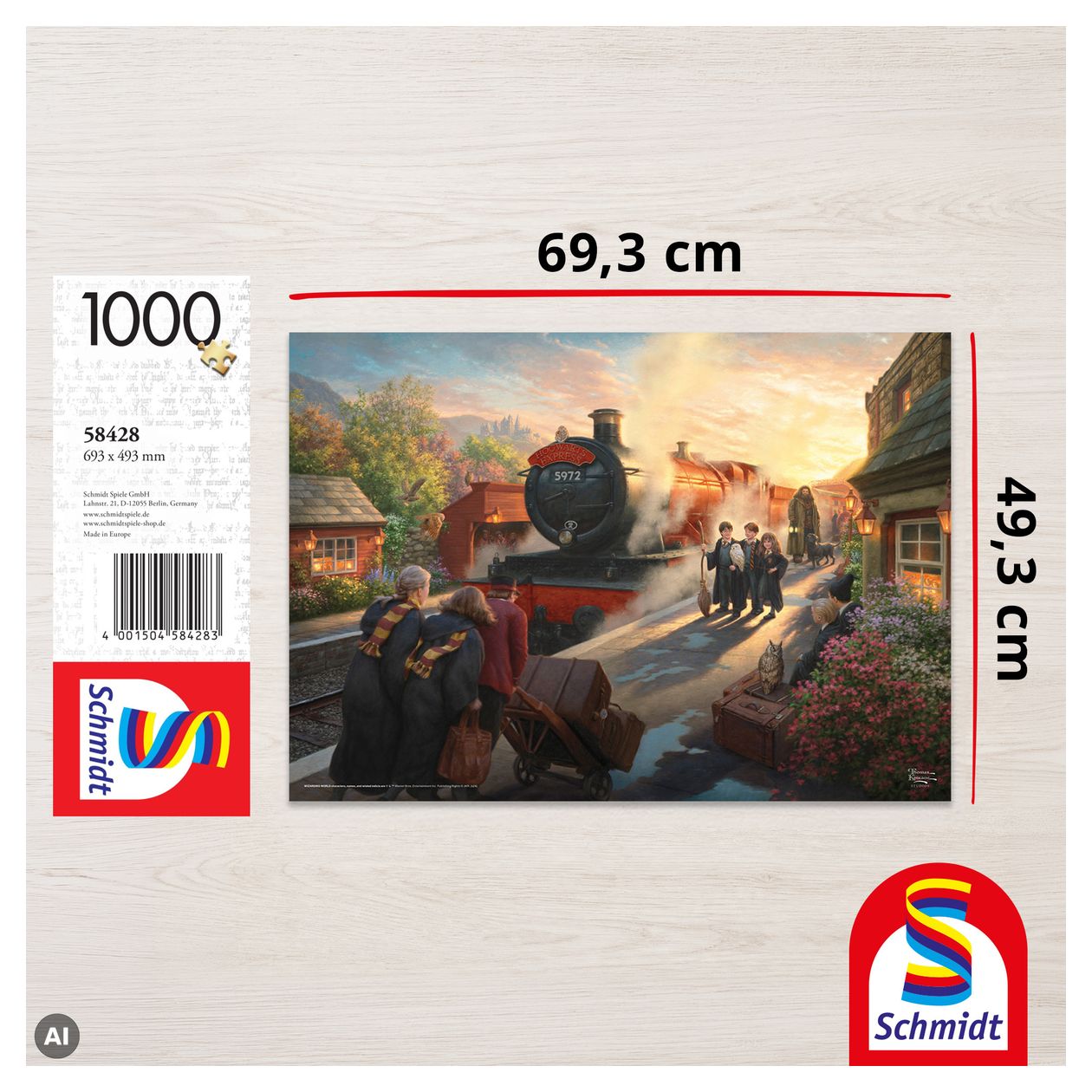 58428 Harry Potter™ Hogwarts Express™ Puzzle, 1.000 Teile 