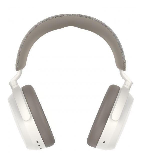 Momentum 4 Over Ear Bluetooth Kopfhörer kabelgebunden&kabellos 60 h Laufzeit  (Grau, Weiß) 