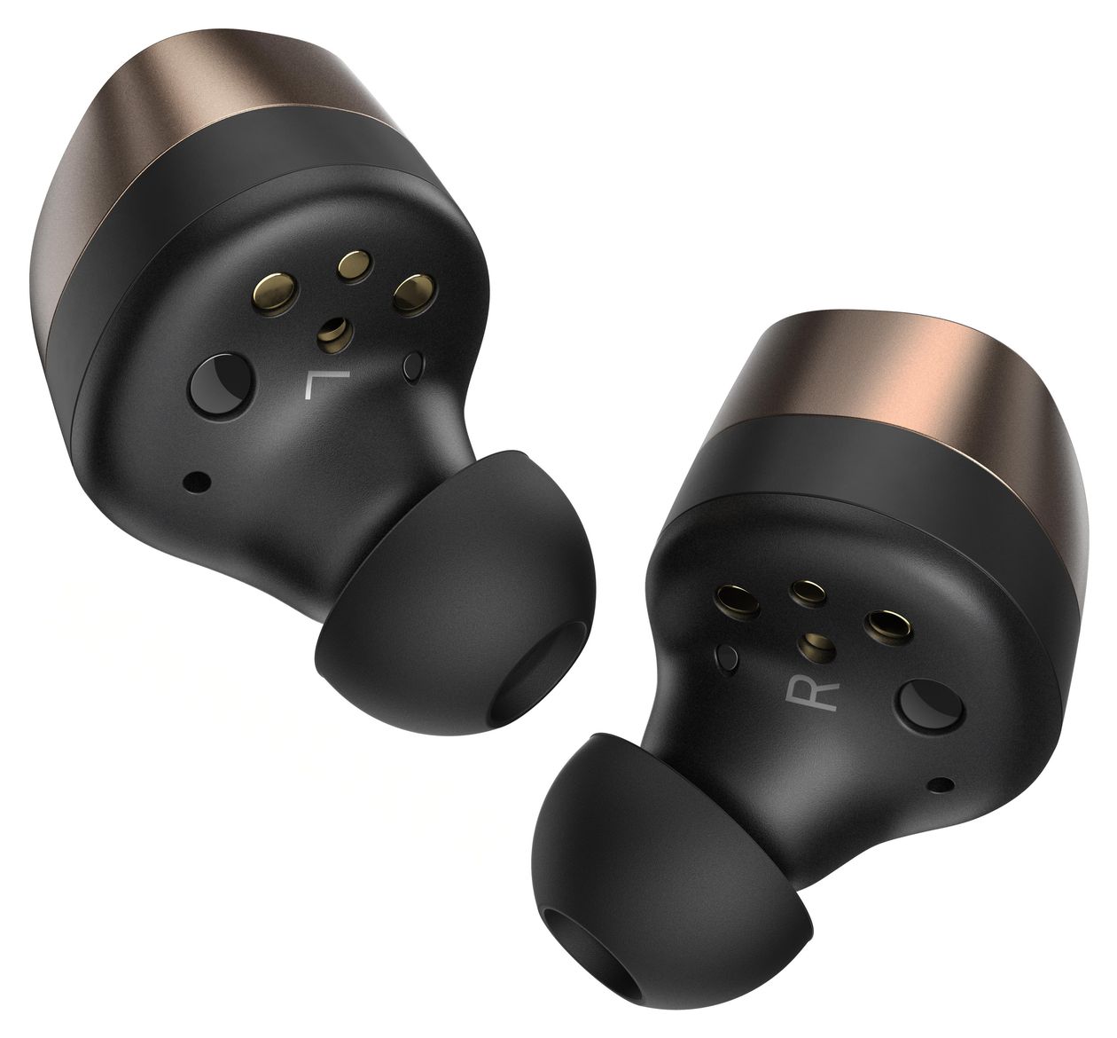 Momentum True Wireless 4 In-Ear Bluetooth Kopfhörer Kabellos TWS IP54 USB Typ-C  (Schwarz, Kupfer) 