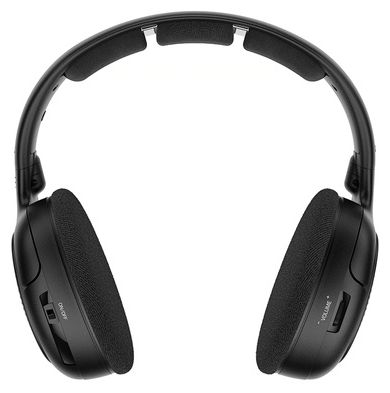 RS120-W Ohraufliegender Bluetooth Kopfhörer kabellos (Schwarz) 