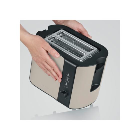 AT9576 Toaster 800 W 2 Scheibe(n)  (Beige, Schwarz) 
