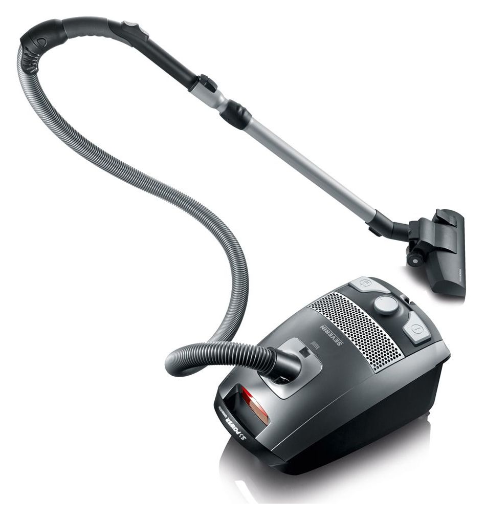 BC7045 S Power Snowwhite Bodenstaubsauger mit Staubbeutel 750 W HEPA  (Schwarz, Grau) 