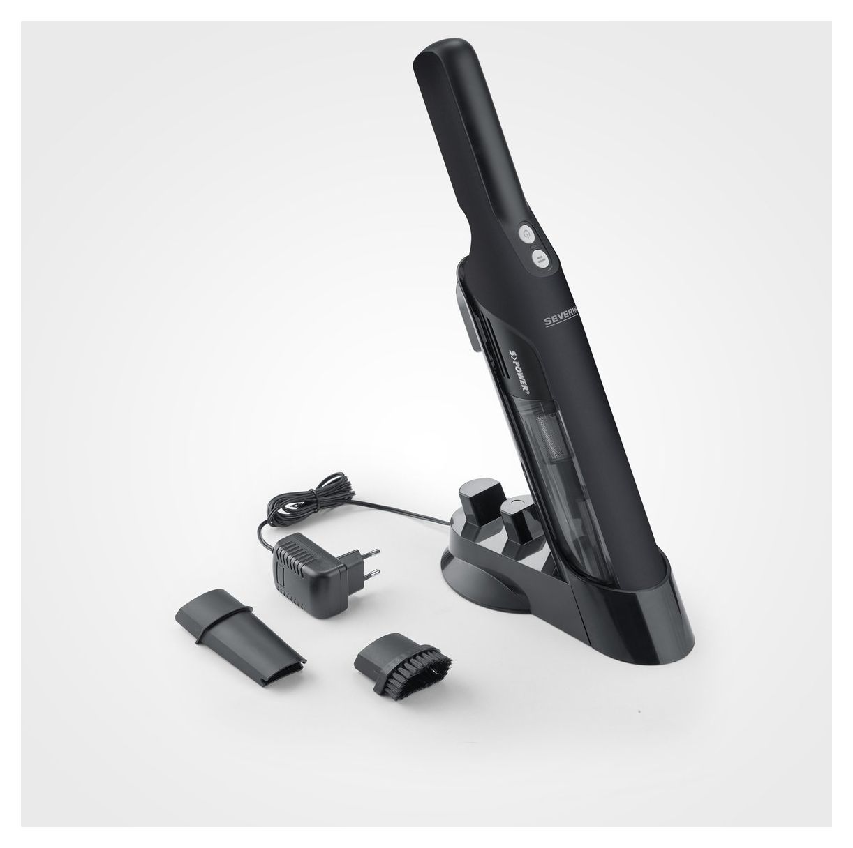 HV9589 Handstaubsauger Beutellos bis 30 min Laufzeit 11,1 V HEPA  (Schwarz) 
