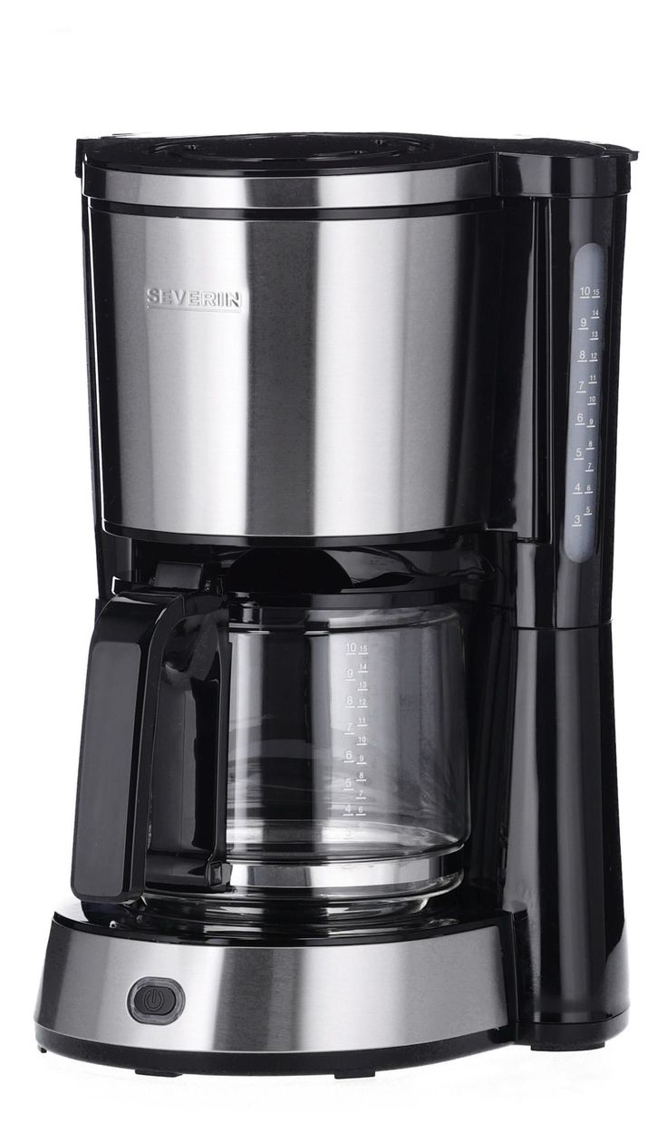KA4823 10 Tassen Filterkaffeemaschine 1,2 l  (Schwarz, Edelstahl) 