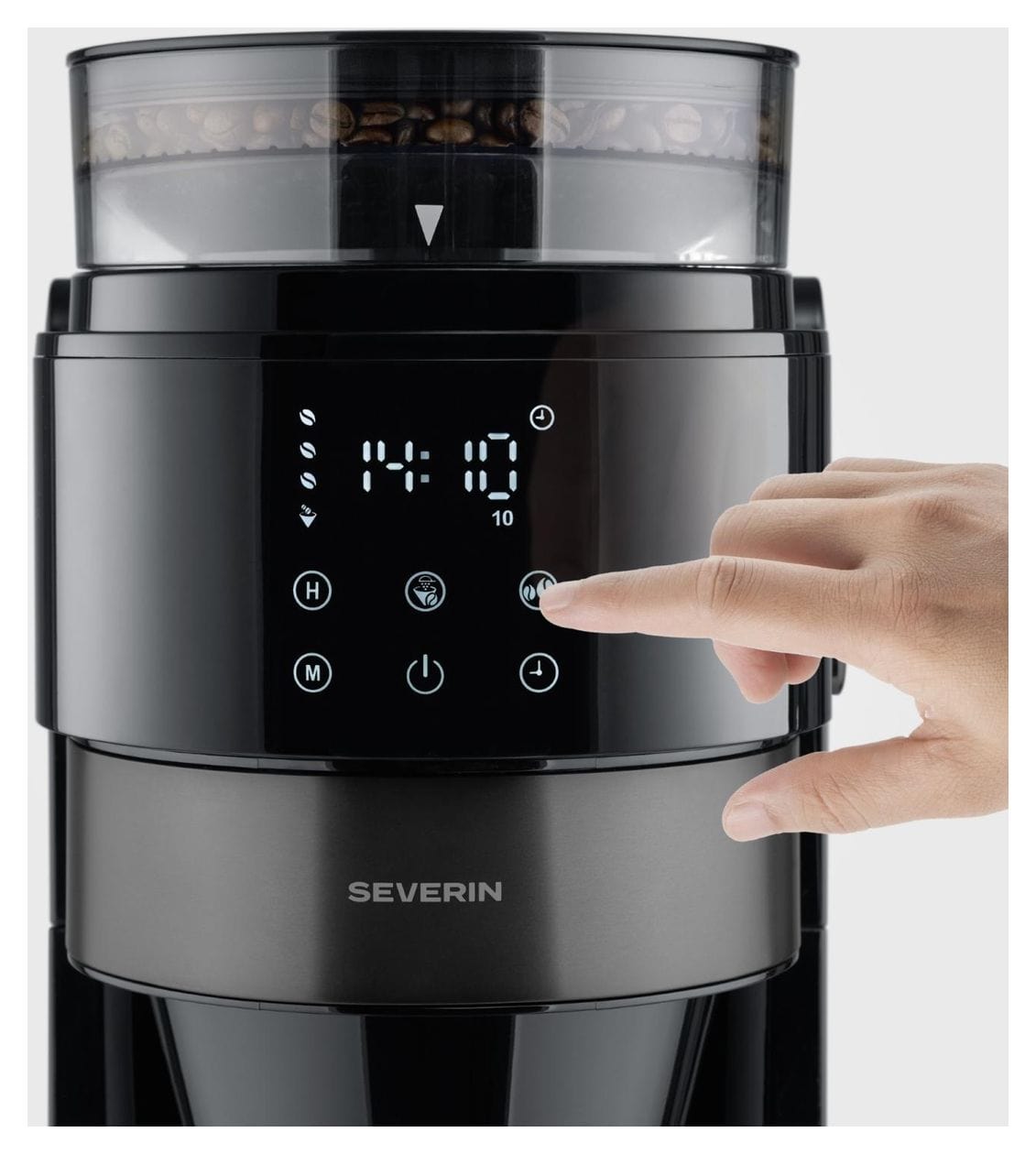 KA4830 10 Tassen Filterkaffeemaschine  (Schwarz) 
