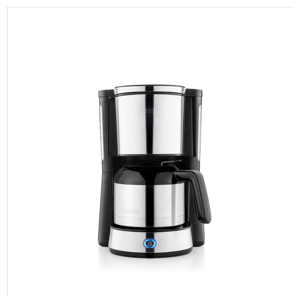 KA4847 8 Tassen Thermo Filterkaffeemaschine 1,0 l  (Schwarz, Edelstahl) 
