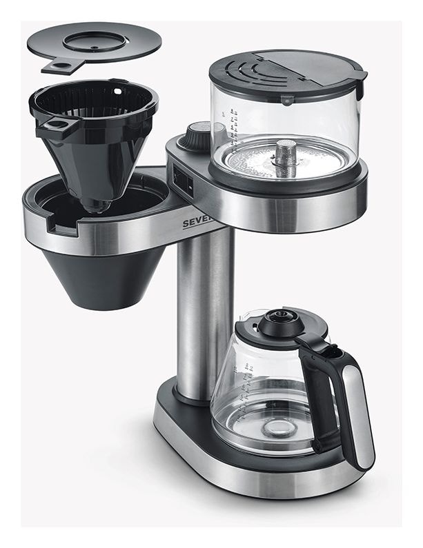 KA5762 Caprice Filterkaffeemaschine  (Schwarz, Edelstahl) 