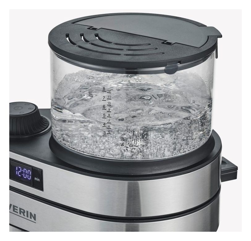 KA5763 Caprice Filterkaffeemaschine 1,0 l (Schwarz, Edelstahl, Transparent) 