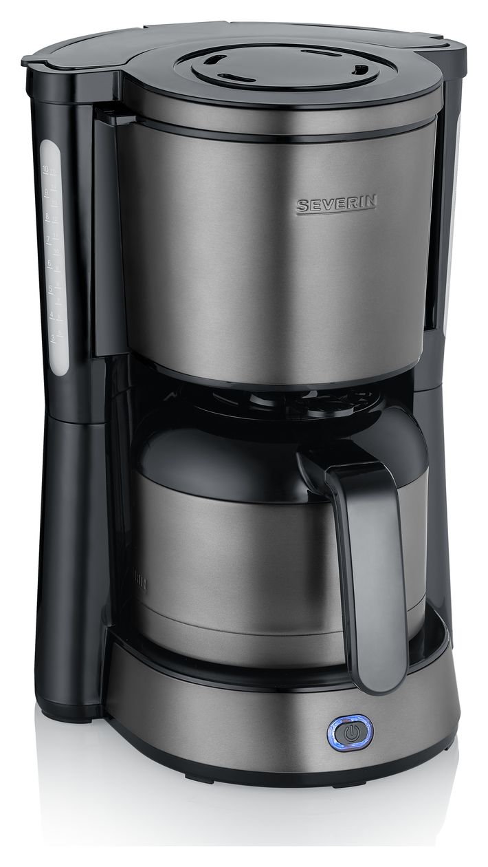 KA9343 8 Tassen Thermo Filterkaffeemaschine 1,0 l  (Schwarz, Edelstahl) 