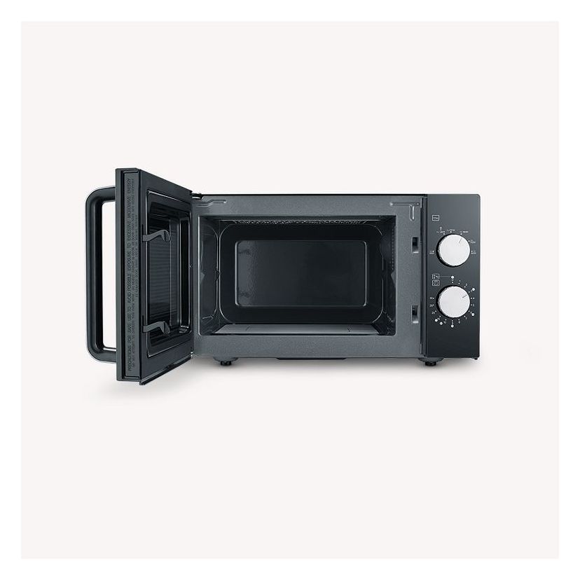 MW7761 Freistehende Mikrowelle 800 W Größe: klein 6 Stufen  (Schwarz, Edelstahl) 