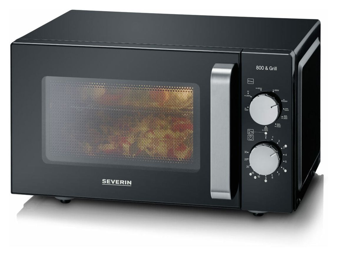 MW7762 Standgeräte Solo 800 W Größe: klein 9 Stufen Grill  (Schwarz, Edelstahl) 