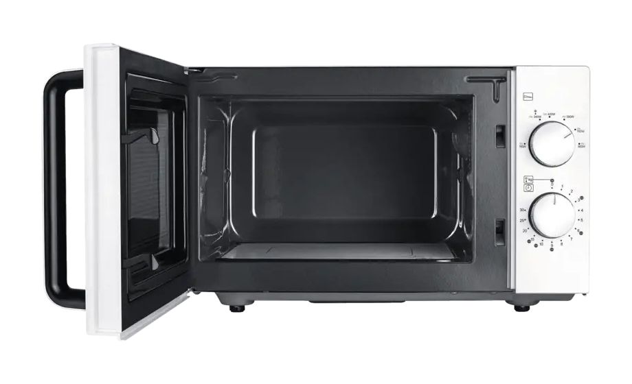 MW7765 Freistehende Mikrowelle 800 W 6 Stufen  (Schwarz, Silber) 