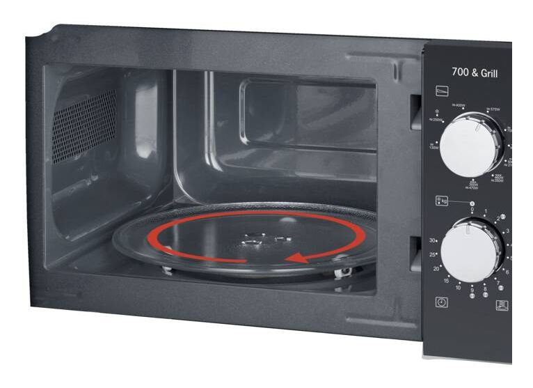 MW7781 Standgeräte Solo 700 W Größe: klein 9 Stufen Grill  (Schwarz) 