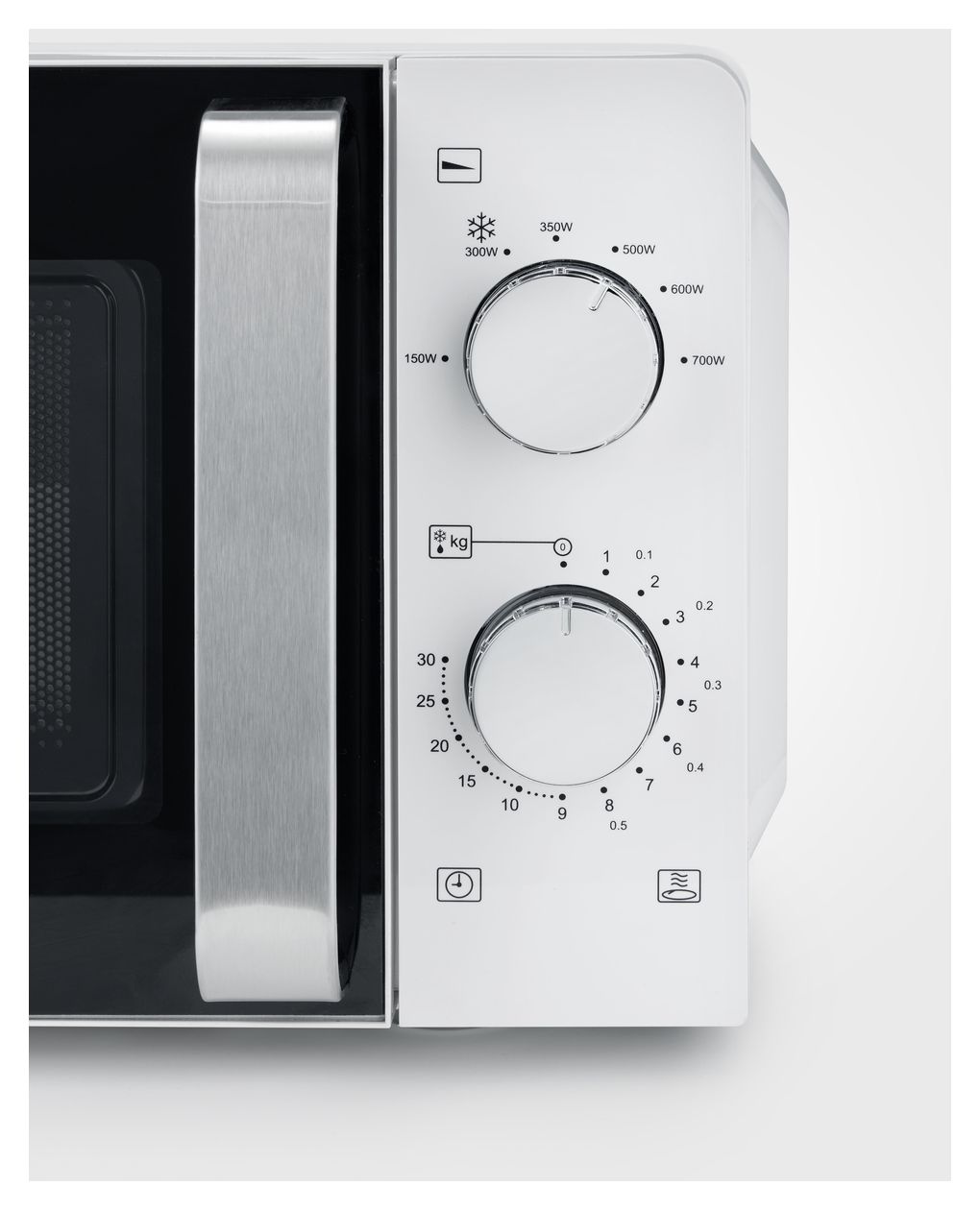 MW7885 Freistehende Mikrowelle 700 W Größe: klein 6 Stufen  (Schwarz, Weiß) 