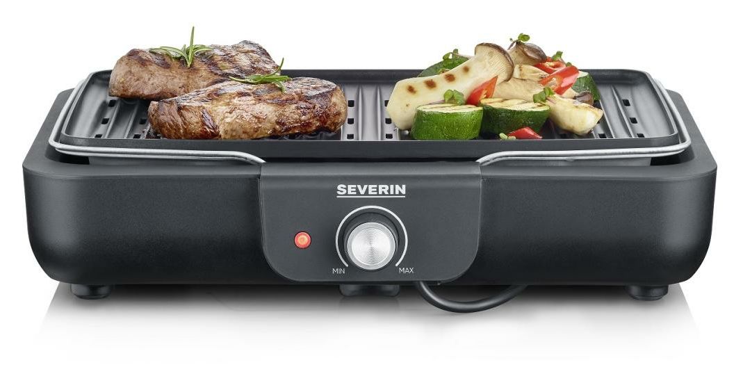 PG8556 Grillplatte 2300 W mit 370 x 290 mm Fläche  (Schwarz, Edelstahl) 