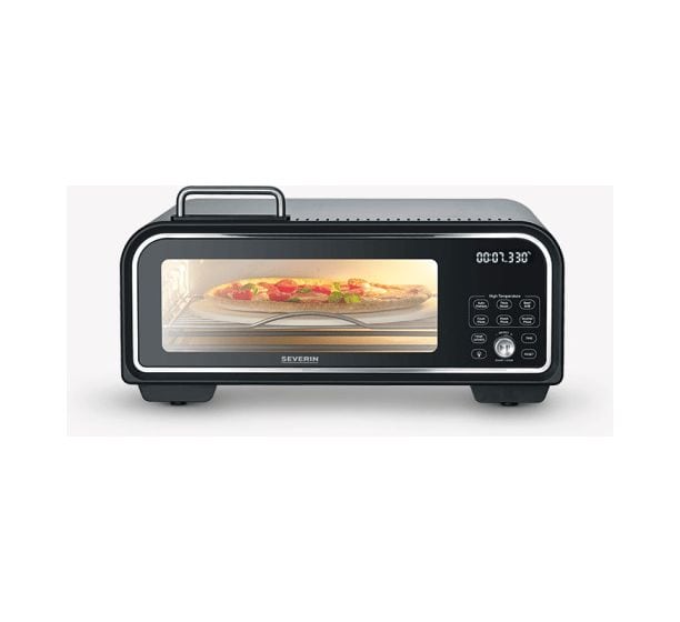 PG8575 Pizzaofen Minibackofen 2000 W  (Schwarz) 