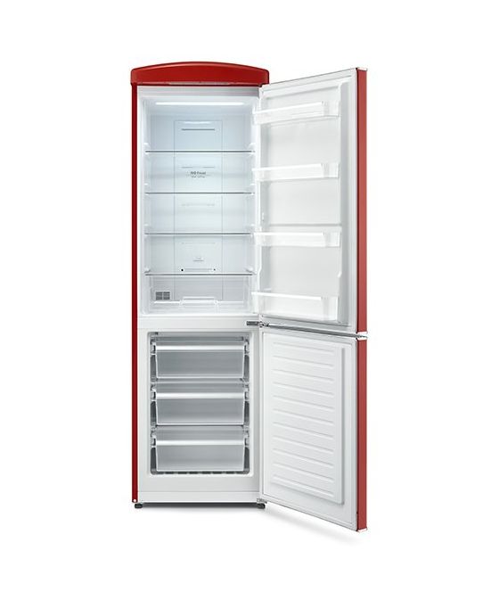 RKG8997 225 l / 90 l Kühl-Gefrierkombi freistehend NoFrost 240 kWh Jahr  (Rot) 