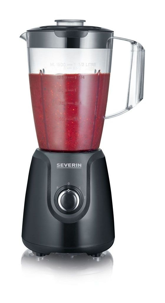 SM3707 1,5 l Standmixer 2 Geschwindigkeiten 600 W  (Schwarz) 