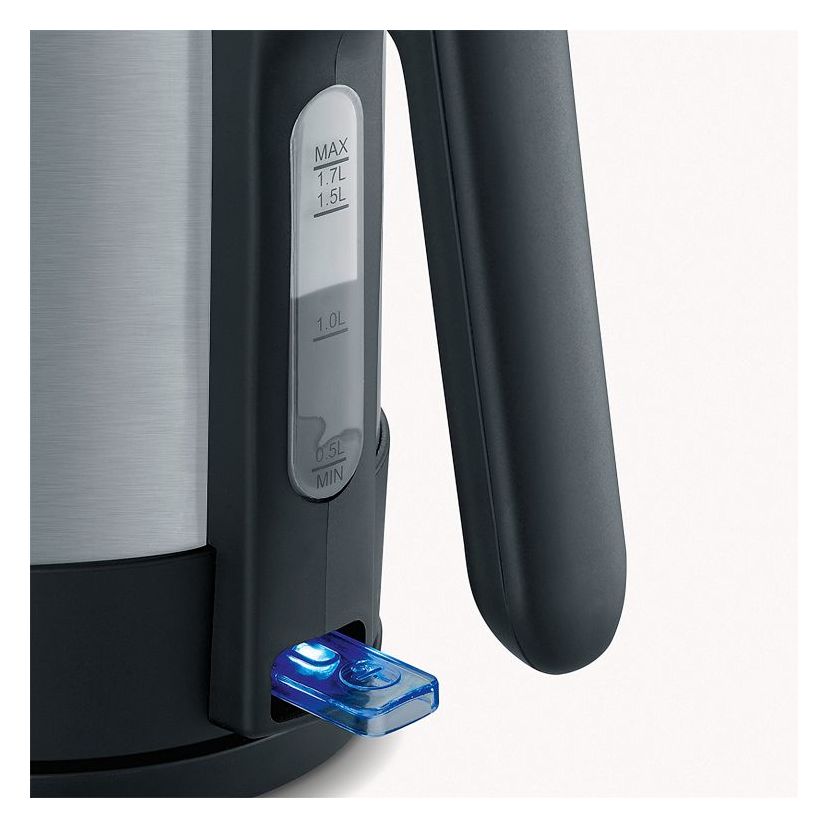WK3409 1,7 l Wasserkocher 2200 W  (Schwarz, Edelstahl) 