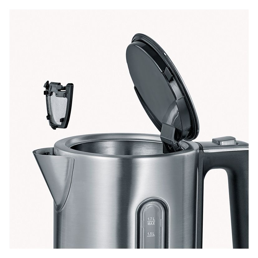 WK3418 1,7 l Wasserkocher 3000 W  (Schwarz, Edelstahl) 