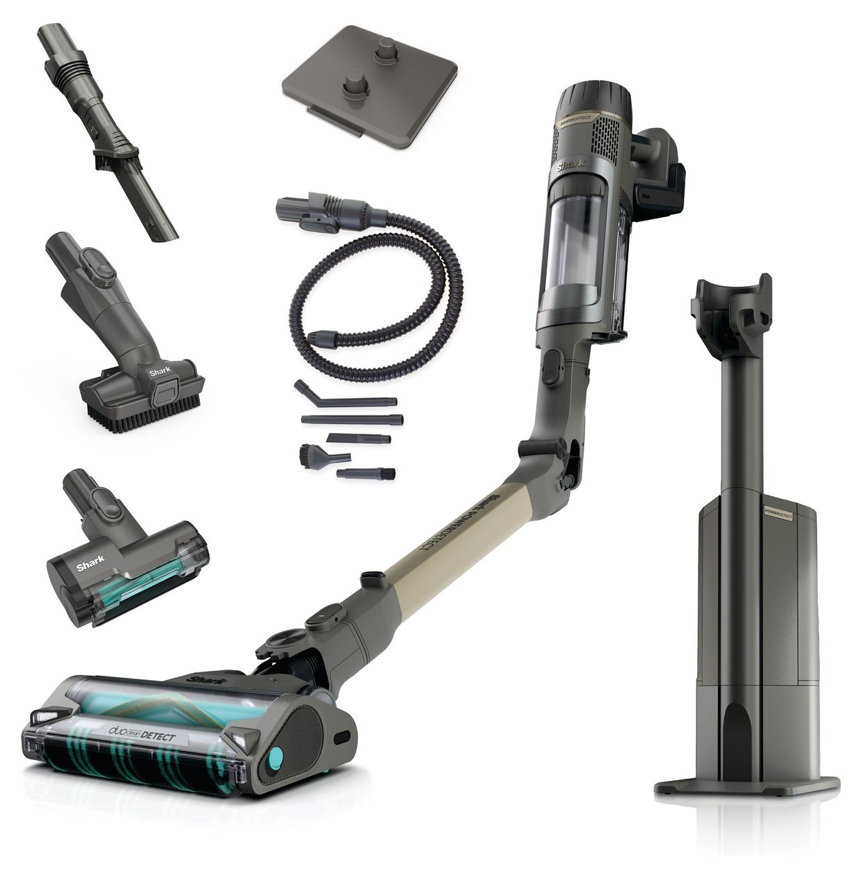 IP3256EUT PowerDetect Clean & Empty Handstaubsauger Beutellos bis 70 min Laufzeit Allergie-Filter  (Braun) 