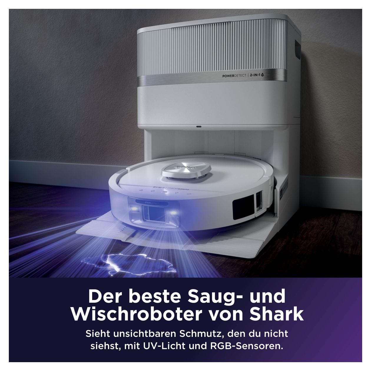 RV3010XEEUWH Saugroboter nass/trocken 180 min Akku  (Weiß) 