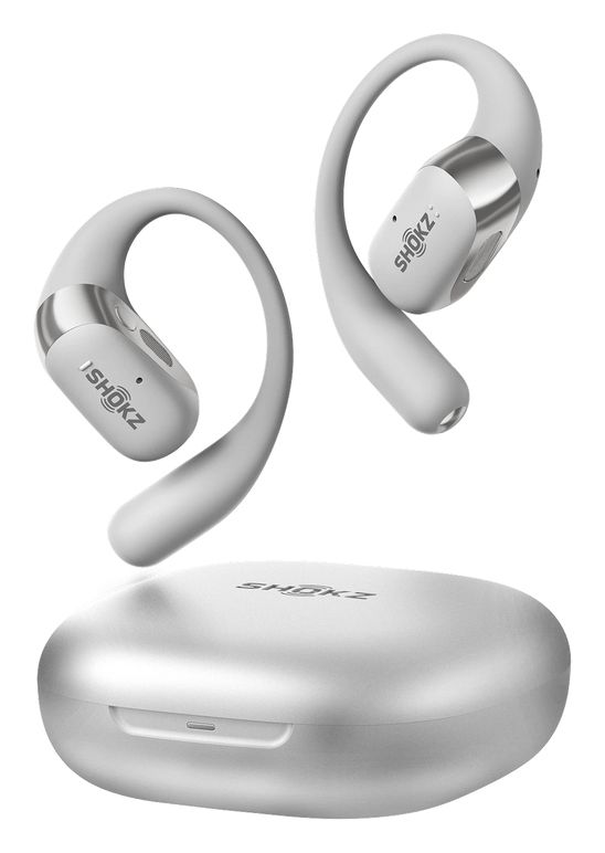 OpenFit 2+ Open-Ear Bluetooth Kopfhörer kabellos 11 h Laufzeit IP55  (Grau) 