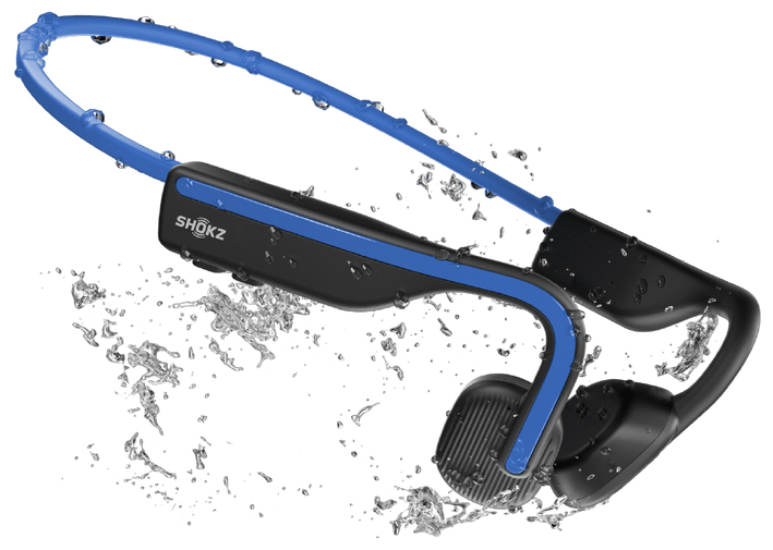 OpenMove Bone сonduction Bluetooth Kopfhörer kabellos 6 h Laufzeit IP55 (Blau) 