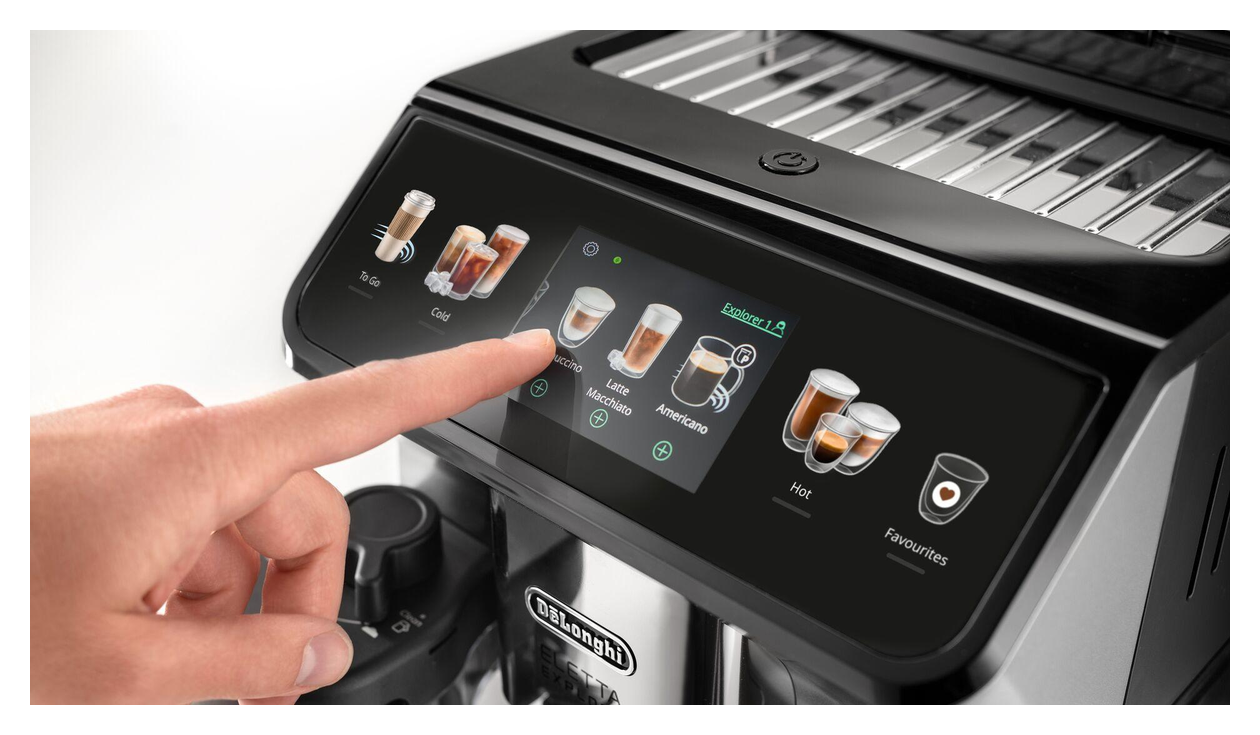 Eletta Explore ECAM450.55.S Kaffeevollautomat 19 bar 1,8 l 300 g  (Schwarz, Silber) 