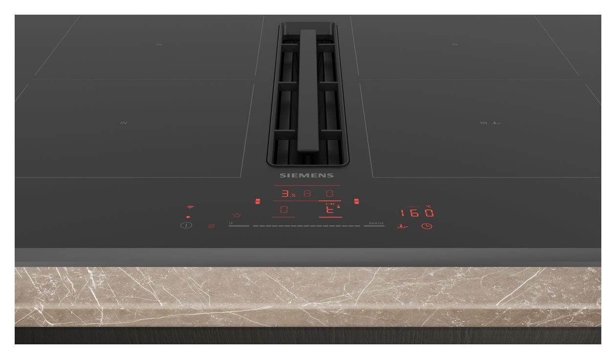iQ500 ED751HQ26E autarkes 71 cm Induktionskochfeld 4 Kochzonen mit integriertem Dunstabzug 