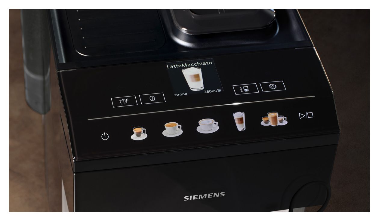 EQ500 TP515D01 Kaffeevollautomat 15 bar 1,9 l 270 g  (Schwarz, Silber) 