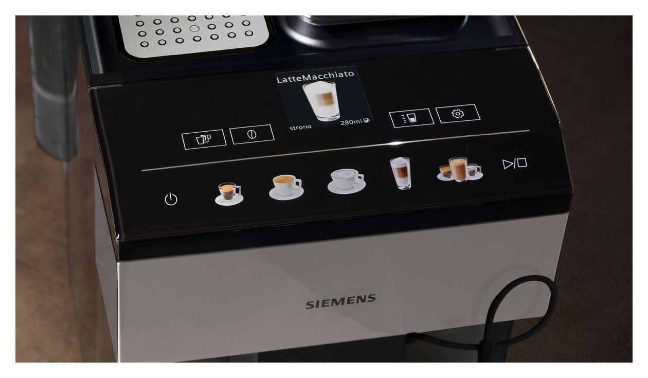 EQ500 TP517DF3 Kaffeevollautomat 1,9 l 270 g  (Schwarz, Edelstahl) 